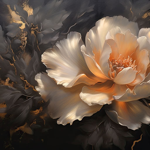 Ethereal Bloom in Twilight Canvas Print