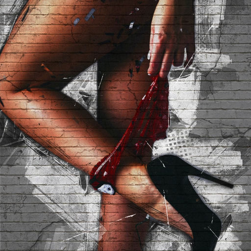 Sensual Graffiti Art - Johanjjf Canvas Print