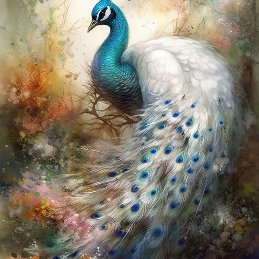 Peacock Serenity Canvas Print