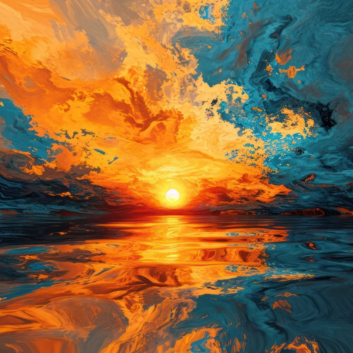 Molten Twilight - TooplesArt Canvas Print