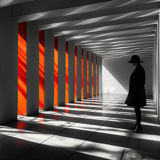 Silent Echoes of Light Canvas Print