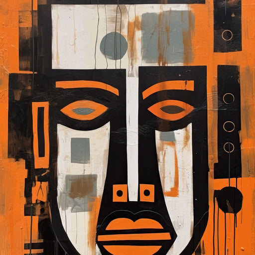 Tribal Mask - Sakeem Gibbs Canvas Print