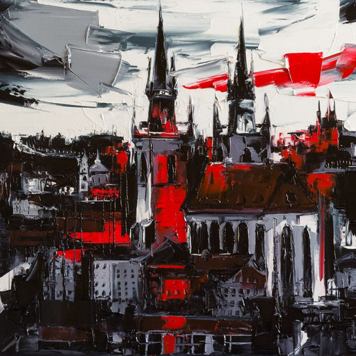 Medieval City Canvas Print