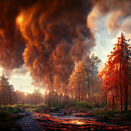 Wildfire Canvas Print