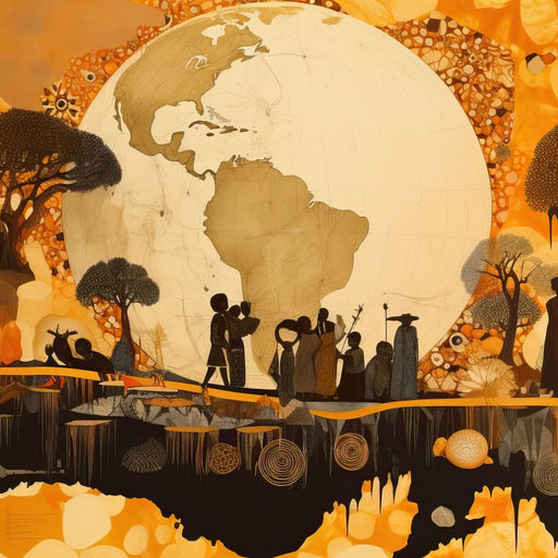 African Landscape - Sakeem Gibbs Canvas Print