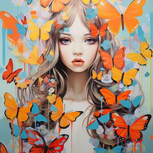 Butterfly Art Print by High Tied Creative