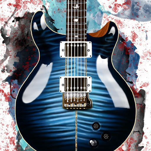 Santana's Electric Guitar - Abraham Szomor Canvas Print
