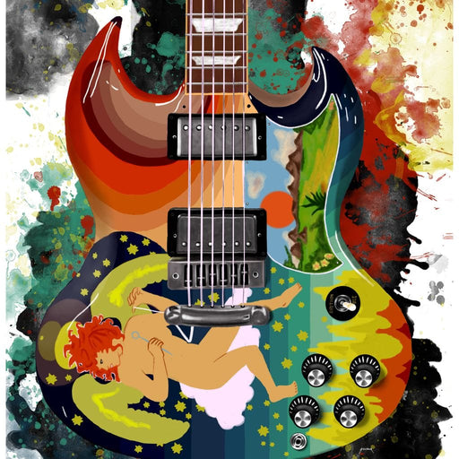 Eric Clapton's Solid Guitar - Abraham Szomor Canvas Print