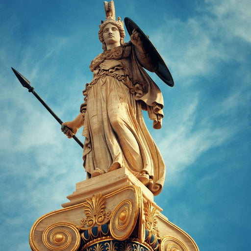 Athena Statue in Athens Canvas Print