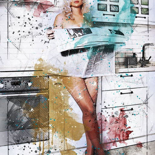 Morning News - Johanjjf Canvas Print