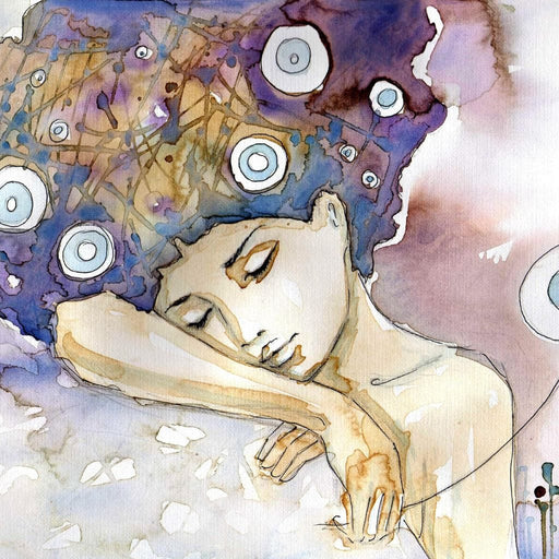 Lost in her Dreams Canvas Print