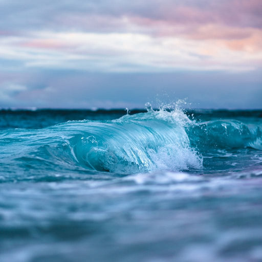 Blue Waves - Lucas Moore Canvas Print