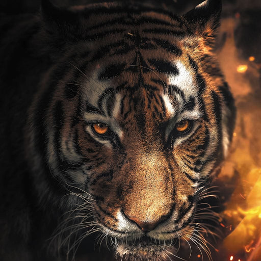 Tiger Sparkles - Zenzdesign Canvas Print