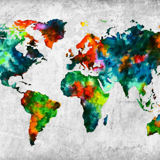 World Map - Mateo Canvas Print