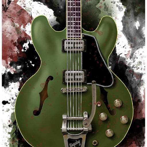 Chris Cornell's Electric Guitar - Abraham Szomor Canvas Print