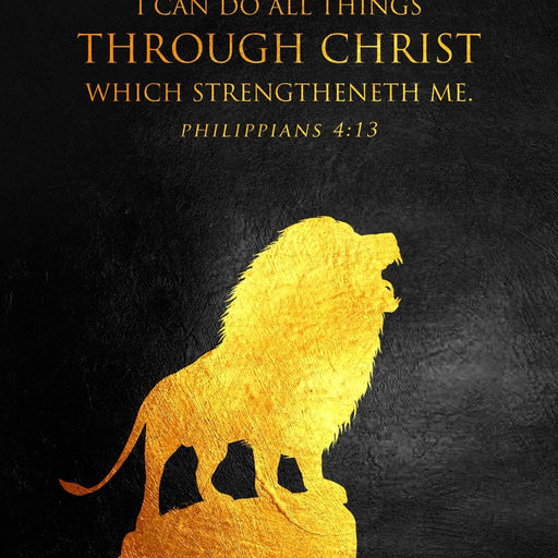 Philippians 4:13 - ABConcepts Canvas Print