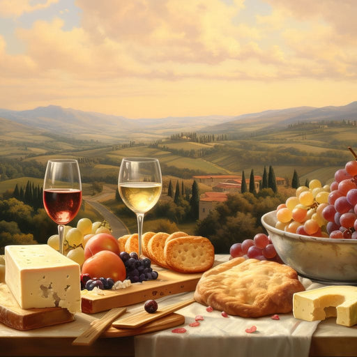 Wine & Cheese Valley Canvas Print