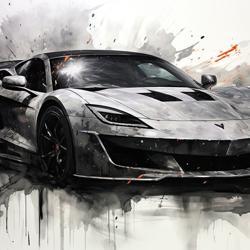 Car Collection 28 - Rider Art Canvas Print