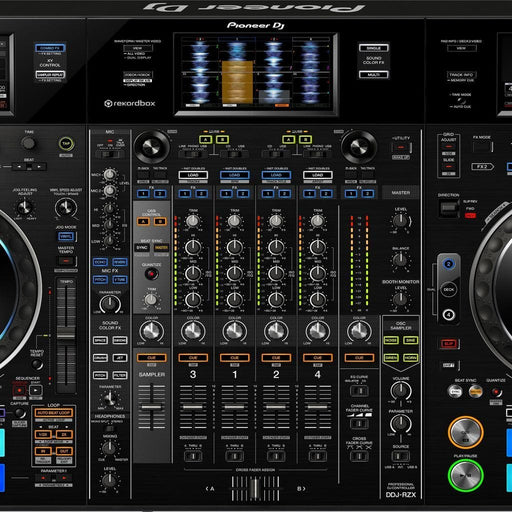 DJ Techno - Canvas Print - 5 panel wall art of a cool EDM electronic art print - this one of a kind canvas art is the perfect gift to your family for any occasion | NicheCanvas