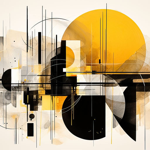 Urban Shadows in Abstract Forms Canvas Print
