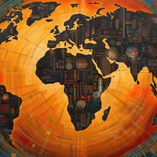 African Globe - Sakeem Gibbs Canvas Print