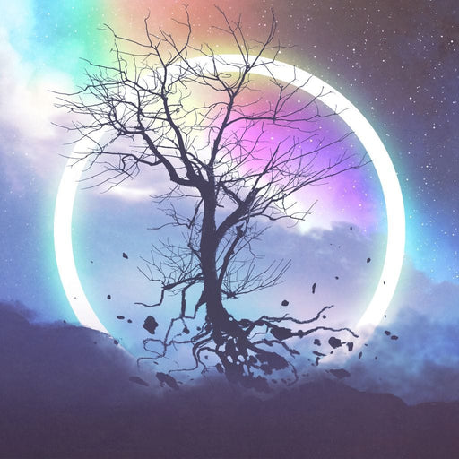 Astral Tree - Canvas Print - beautiful art painting of a celestial tree - this stunning piece of art is the perfect gift for any occasion | NicheCanvas