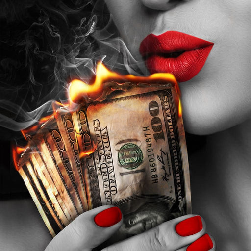 Flame Kissed - David Drake Canvas Print