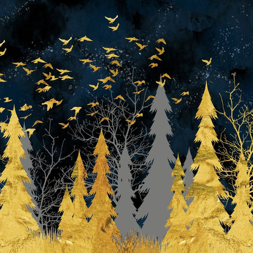 Golden Moonlight Canvas Print