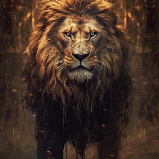 Lion of the Lord's Throne Canvas Print