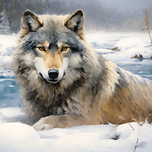 Winters Majestic Guardian Canvas Print
