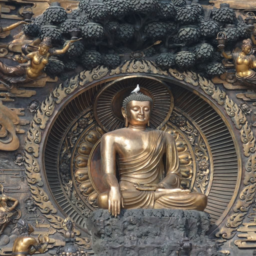 Gautama Buddha - Canvas Print - beautiful wall art of Siddhartha Gautama meditating - this canvas print of Buddha is the perfect decor for your room | NicheCanvas