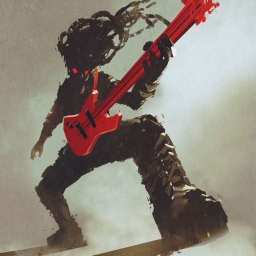 Rocker Monster Canvas Print