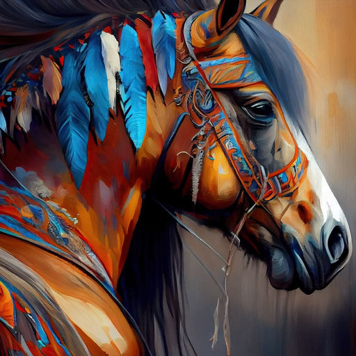 Cherokee Horse 5 - Alicia Smith Canvas Print