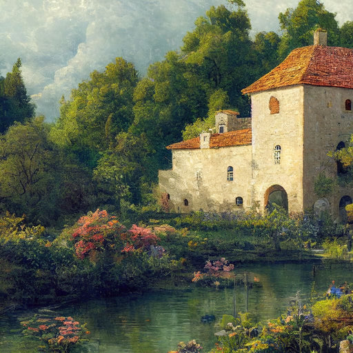 The Gardens Of Ninfa Canvas Print