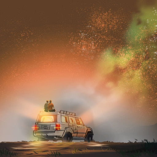 Admiring the Milky Way Canvas Print