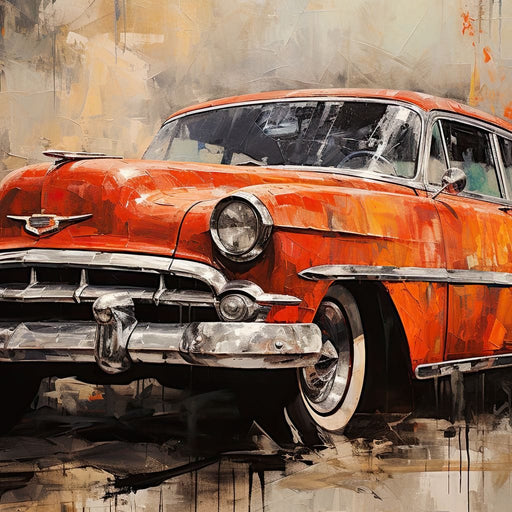 Car Collection 12 - Rider Art Canvas Print