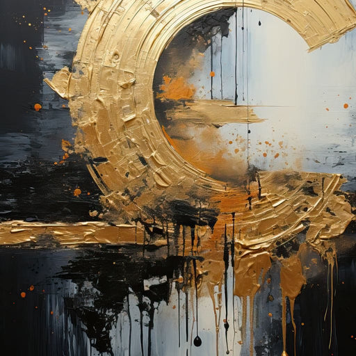 Golden Auroral Echoes - Tanni Cylon Canvas Print