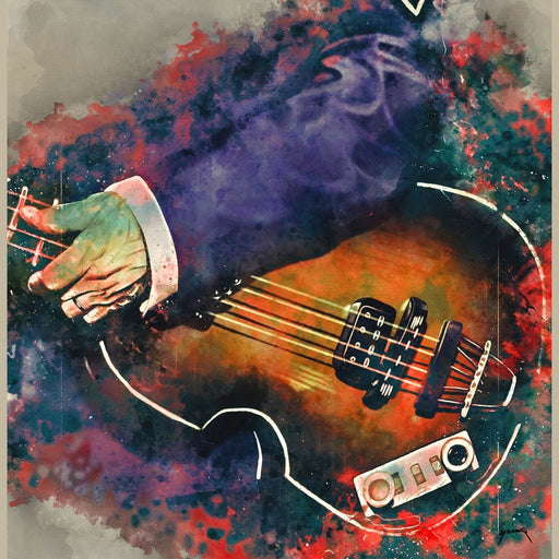 Paul McCartney's Guitar - Abraham Szomor Canvas Print