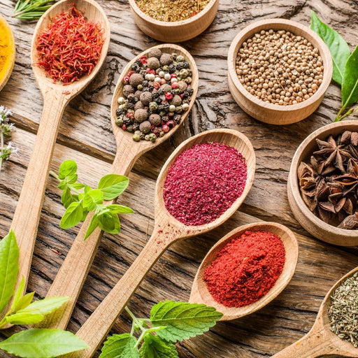 Assortment of Spices Canvas Print