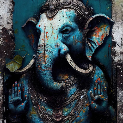 Wise Ganesha Canvas Print