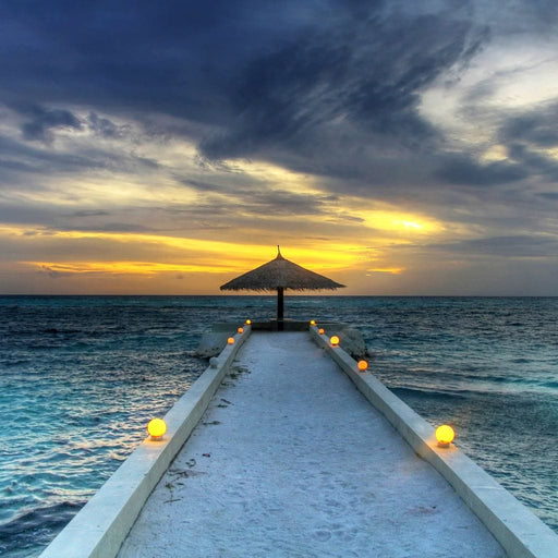 Maldivian Sunset Canvas Print