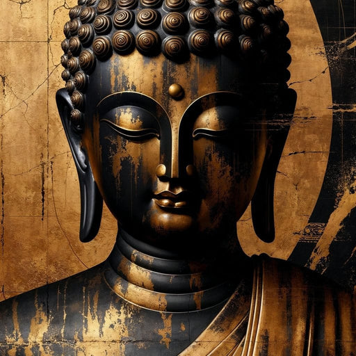 Buddha's Aura of Serenity Canvas Print