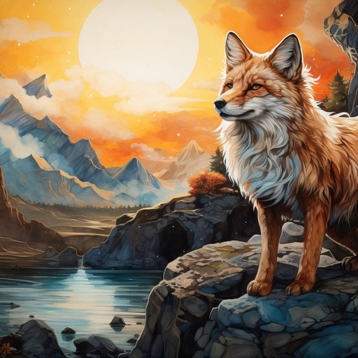 Wall Foxes | NicheCanvas Art