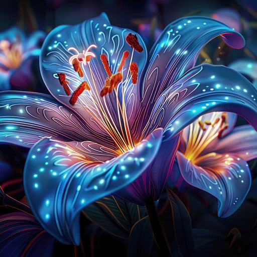 The Radiant Lilyx - Tooples Art Canvas Print