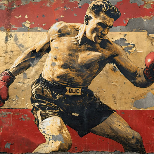 Vintage Boxing Legend Canvas Print