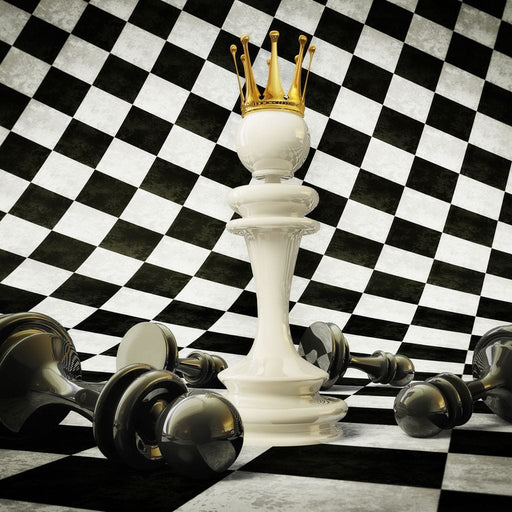 Chessboard King Canvas Print