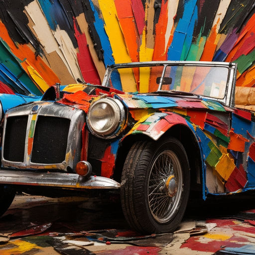 MG Roadster - RiderArt Canvas Print