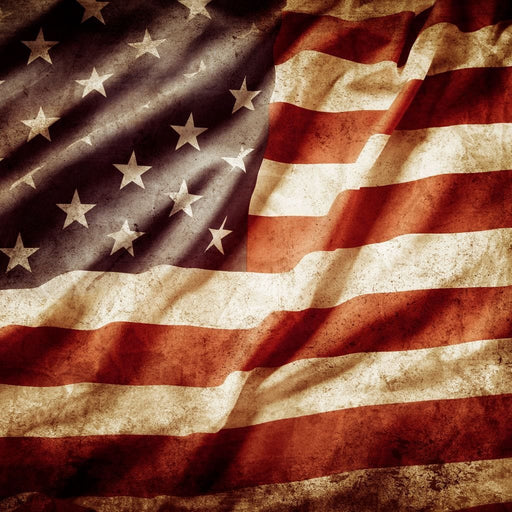 Celebrated American Flag - Canvas Print - beautiful vintage wall decor of the American flag - a genuine work of art that is the perfect gift for any occasion | NicheCanvas