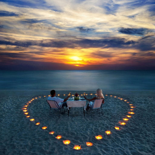 Valentine's Day Dinner Canvas Print