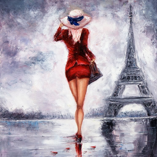 Looking for Love in Paris Canvas Print